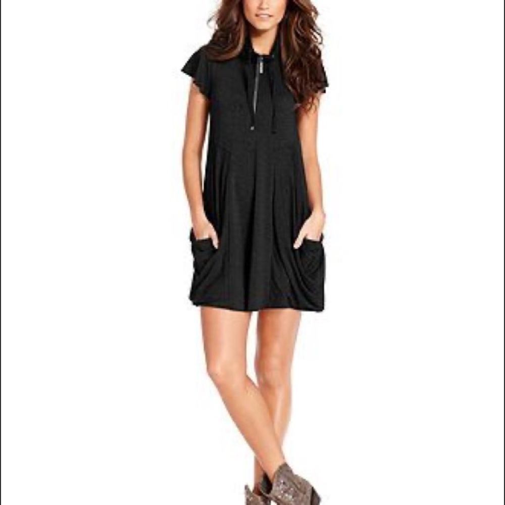 Kensie Flutter draped dress